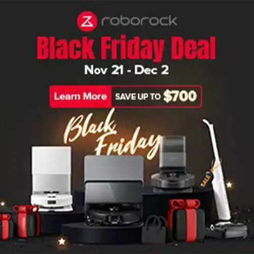Black Friday Deals Day Save Up to 700 on Roborock Vacuum Cleaners