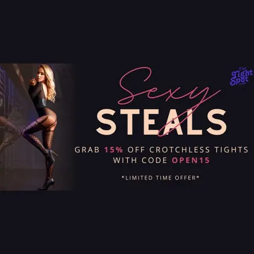 Get 15 OFF crotchless tights
