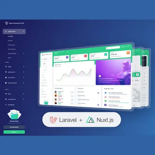 Nuxt Argon Dashboard 2 PRO Laravel