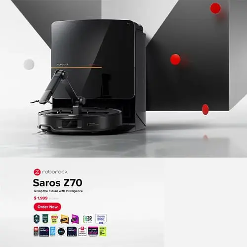 Open Sale Save 600 on Roborock New Flagship Product Saros Z70