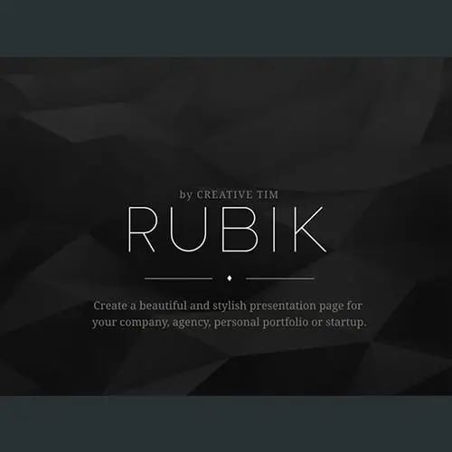 Rubik Presentation Page