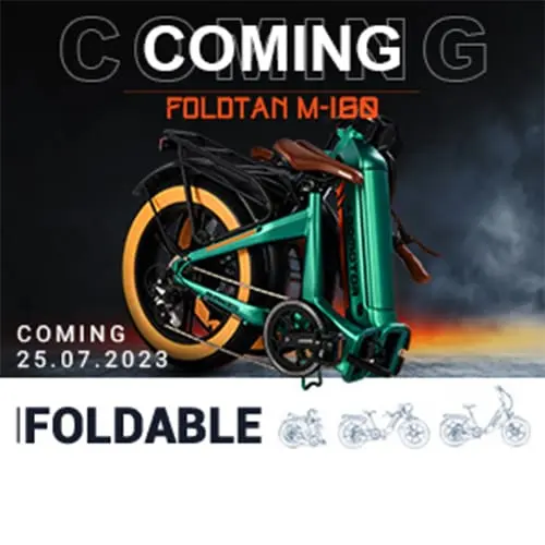 Space saving Easily Folding M 160 E bike Coming