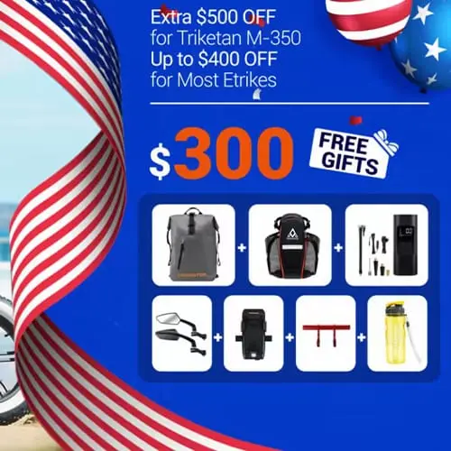 Summer Promo Up To 400 Off For Most Etrikes