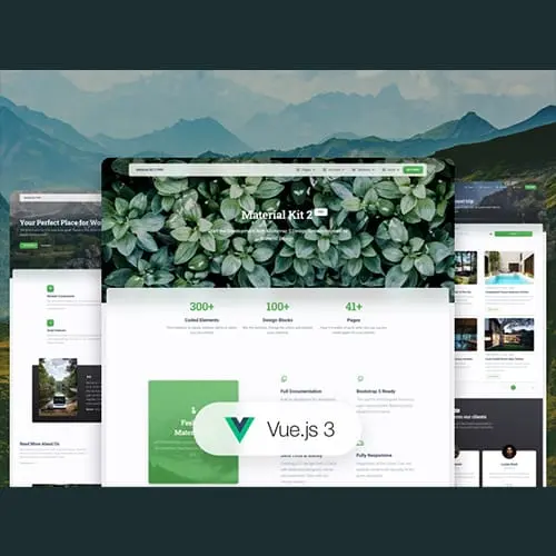 Vue Material Kit 2 PRO