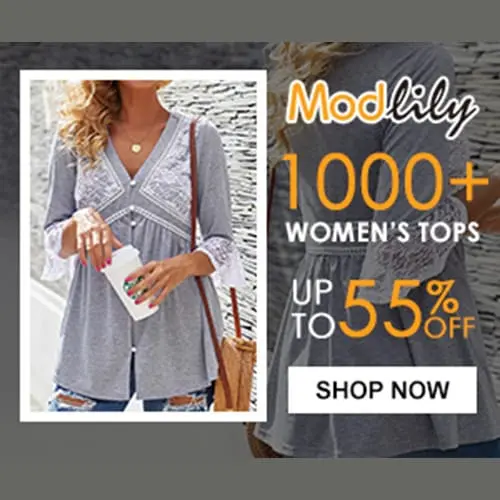 Modlily 1000 Womens Tops UP TO 55 OFF