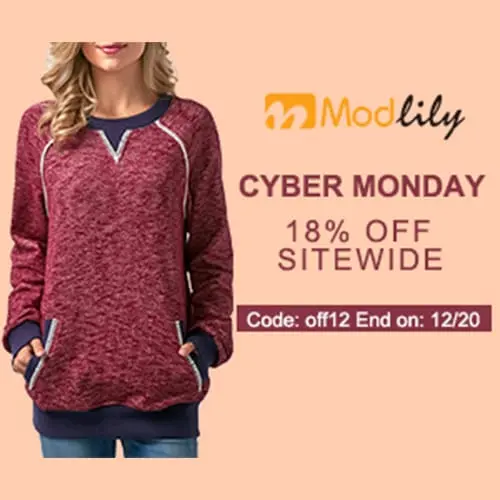 Modlily 18 Off Sitewide