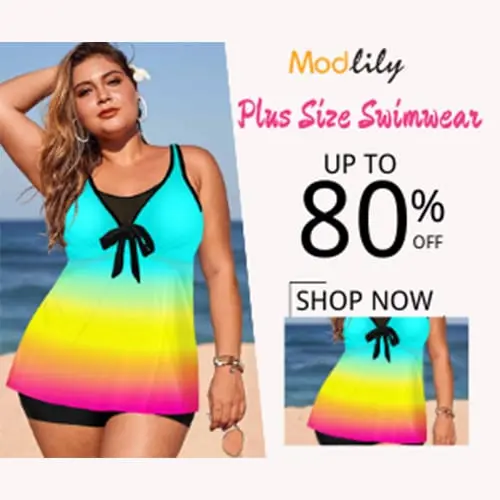 Modlily Plus Size Swimwear UP TO 80 OFF