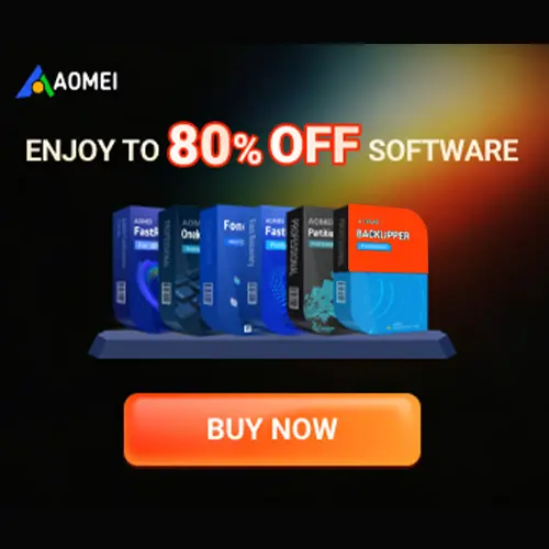 AOMEI 80%OFF SOFTWARE